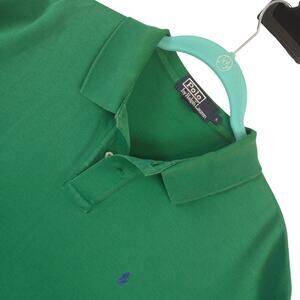 Polo Ralph Lauren Polo Shirt Mens Large Green Short Sleeve Classic Fit